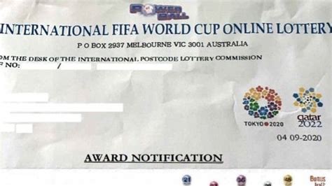 international fifa world cup lottery